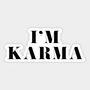 I'm Karma Sticker